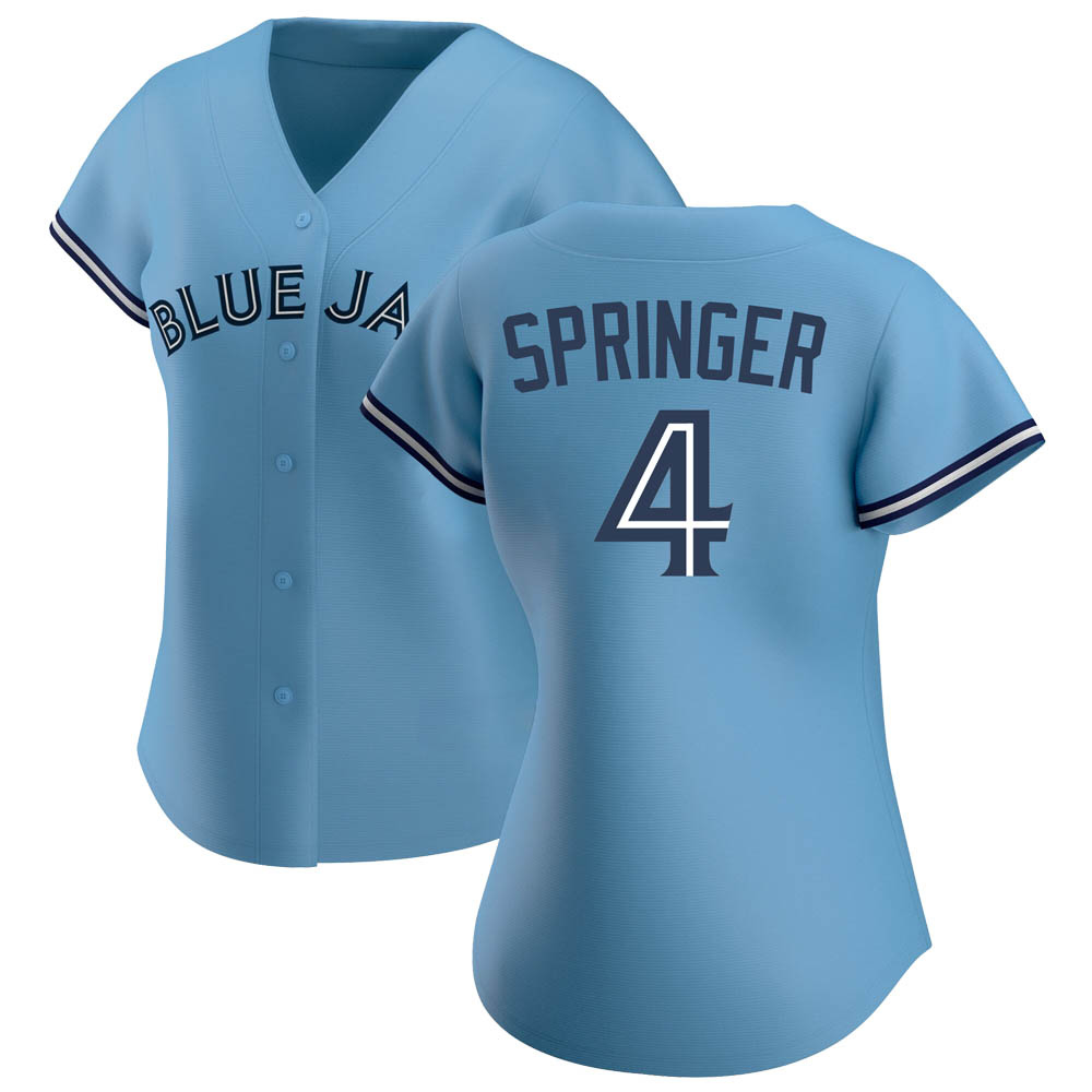 Women's Authentic Toronto Blue Jays George Springer Jersey - Blue Women's Authentic Toronto Blue Jays George Springer Jersey - Blue