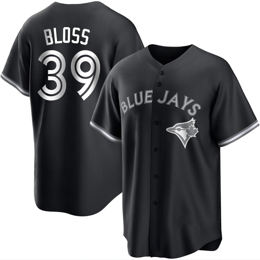 Replica Toronto Blue Jays Jake Bloss Black/ Jersey - White Replica Toronto Blue Jays Jake Bloss Black/ Jersey - White
