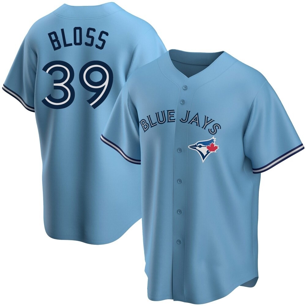 Youth Replica Toronto Blue Jays Jake Bloss Powder Alternate Jersey - Blue Youth Replica Toronto Blue Jays Jake Bloss Powder Alternate Jersey - Blue