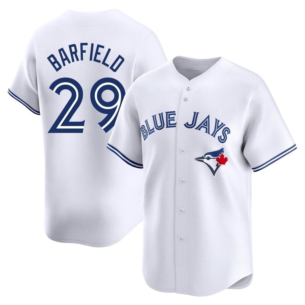 Limited Toronto Blue Jays Jesse Barfield Home Jersey - White Limited Toronto Blue Jays Jesse Barfield Home Jersey - White