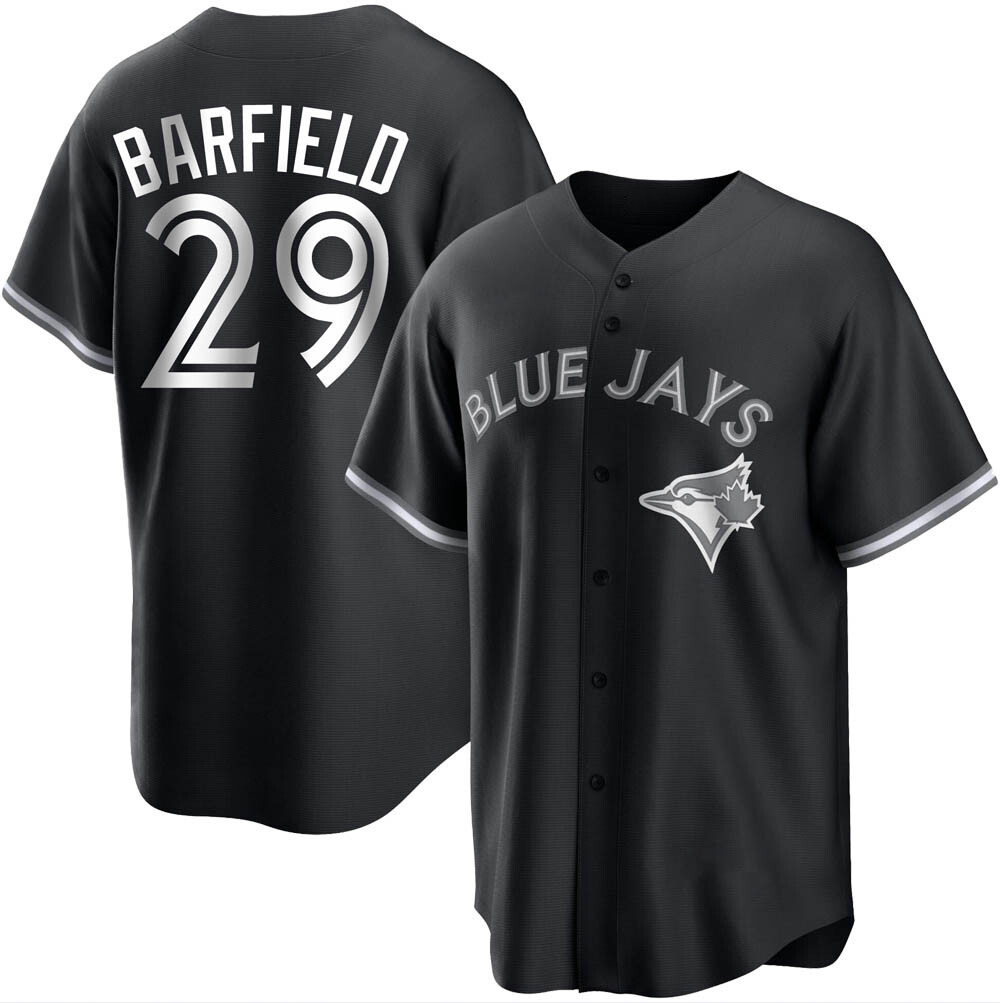 Youth Replica Toronto Blue Jays Jesse Barfield Black/ Jersey - White Youth Replica Toronto Blue Jays Jesse Barfield Black/ Jersey - White