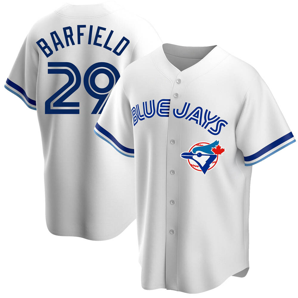 Youth Replica Toronto Blue Jays Jesse Barfield Home Cooperstown Collection Jersey - White Youth Replica Toronto Blue Jays Jesse Barfield Home Cooperstown Collection Jersey - White