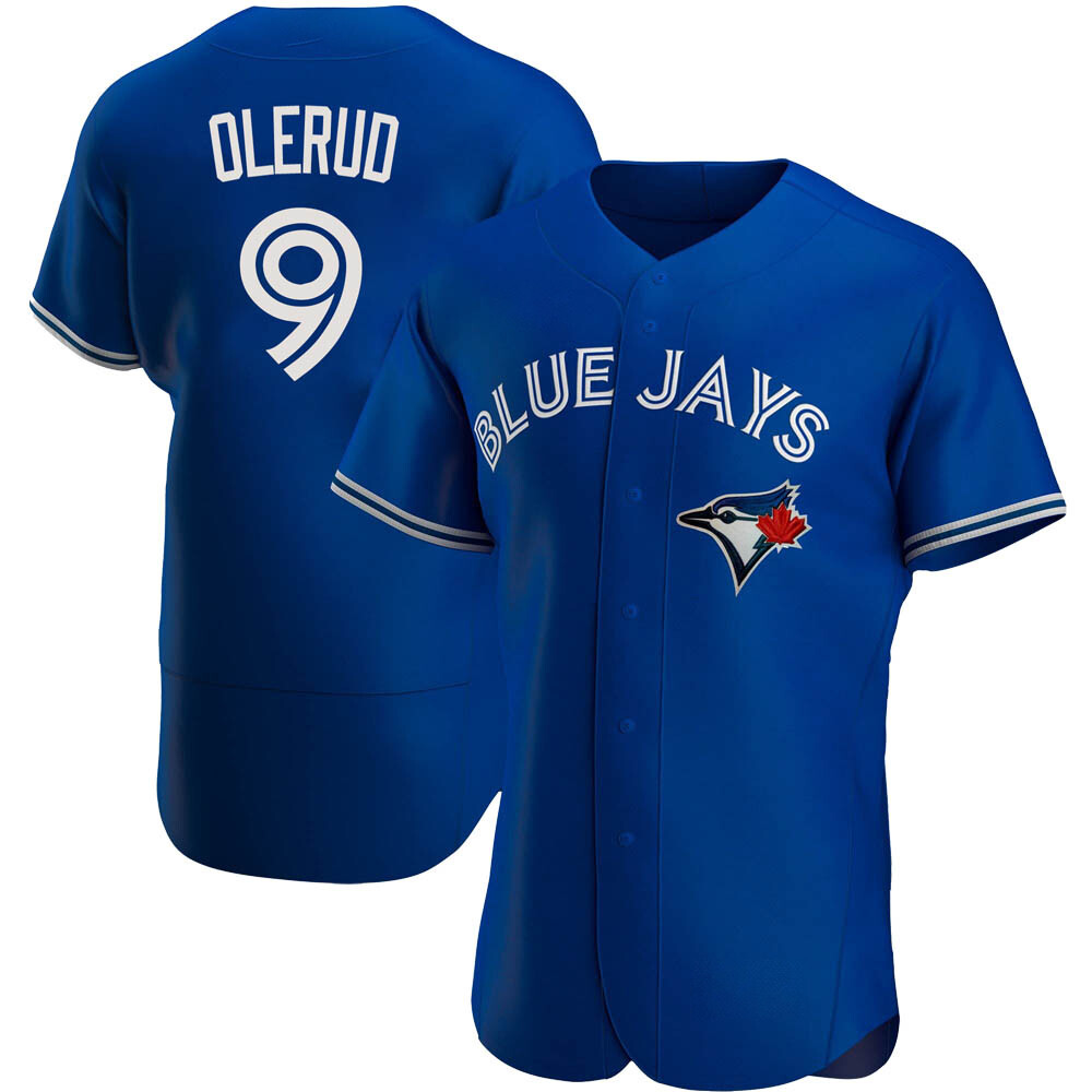 Authentic Toronto Blue Jays John Olerud Alternate Jersey - Royal Authentic Toronto Blue Jays John Olerud Alternate Jersey - Royal