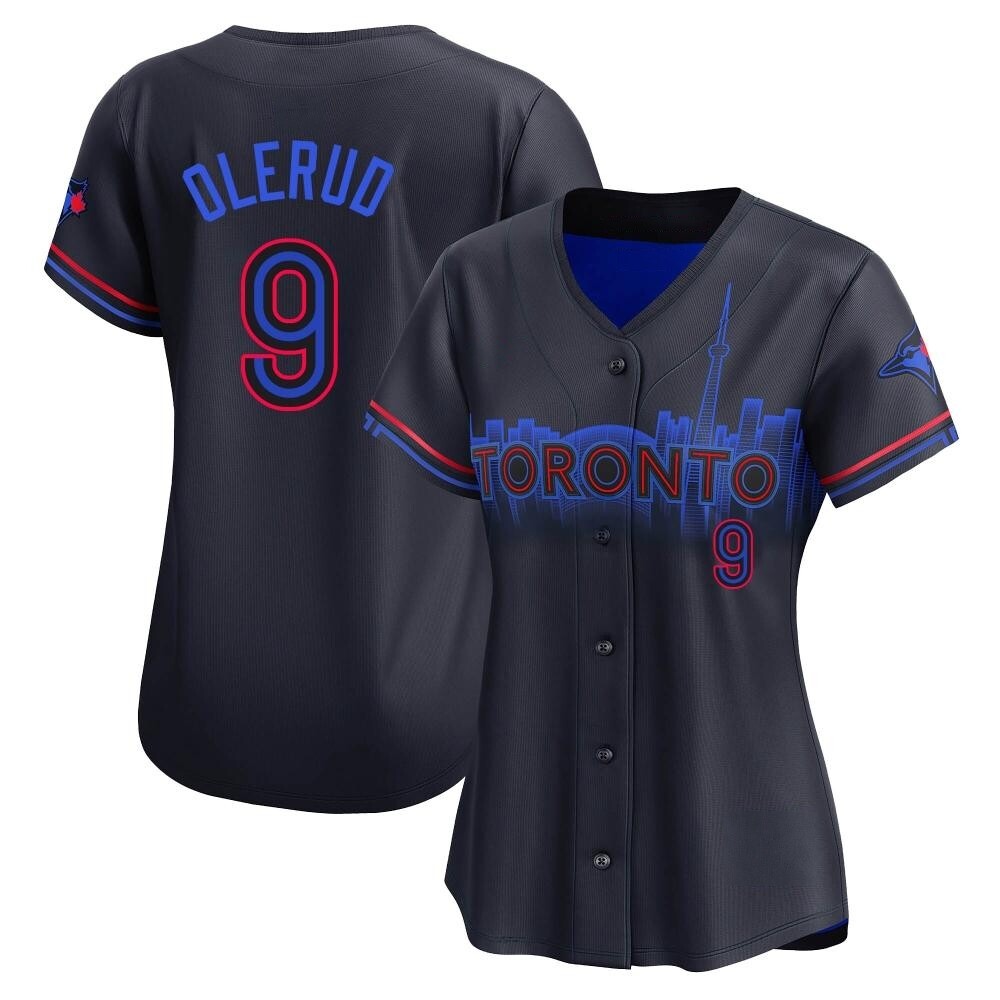 Women's Limited Toronto Blue Jays John Olerud 2024 City Connect Jersey - Black Women's Limited Toronto Blue Jays John Olerud 2024 City Connect Jersey - Black