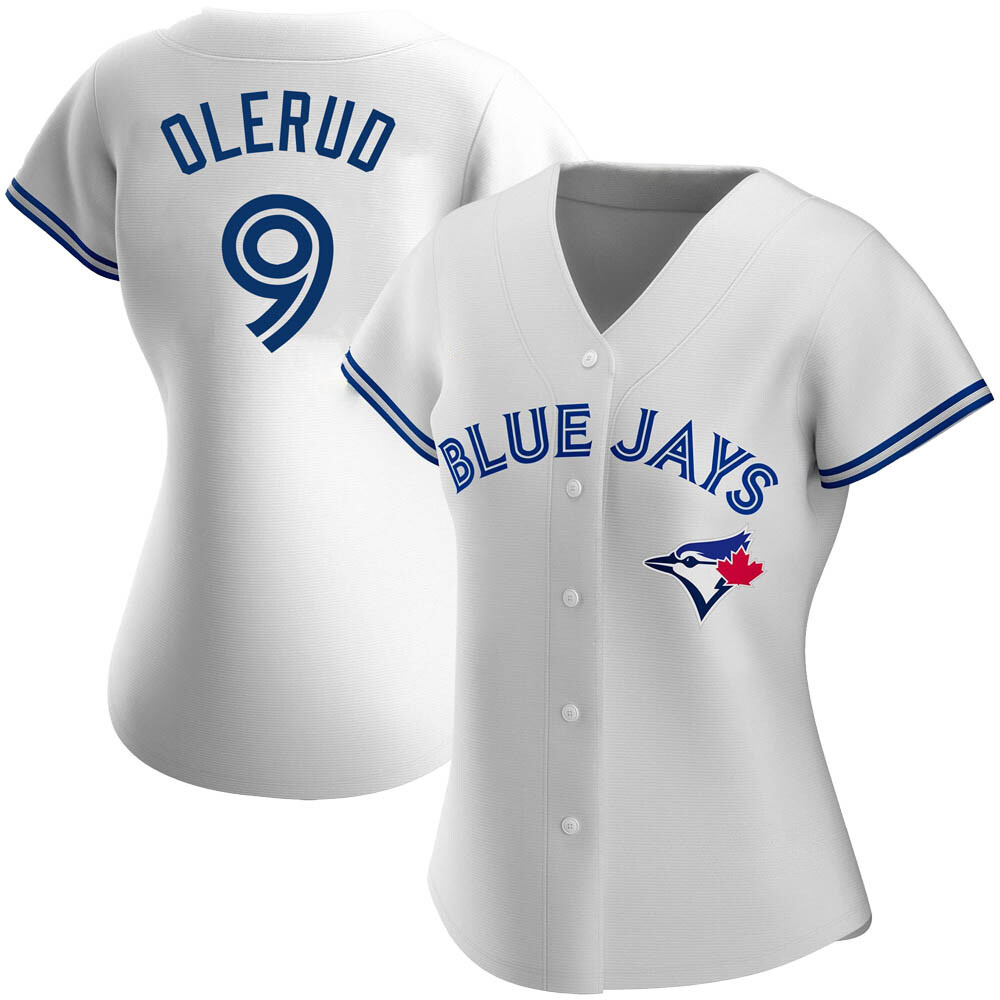 Women's Replica Toronto Blue Jays John Olerud Home Jersey - White Women's Replica Toronto Blue Jays John Olerud Home Jersey - White