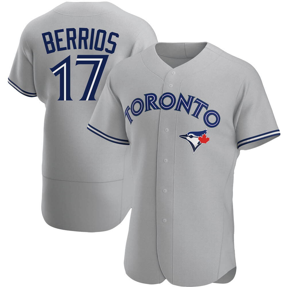 Authentic Toronto Blue Jays Jose Berrios Road Jersey - Gray Authentic Toronto Blue Jays Jose Berrios Road Jersey - Gray