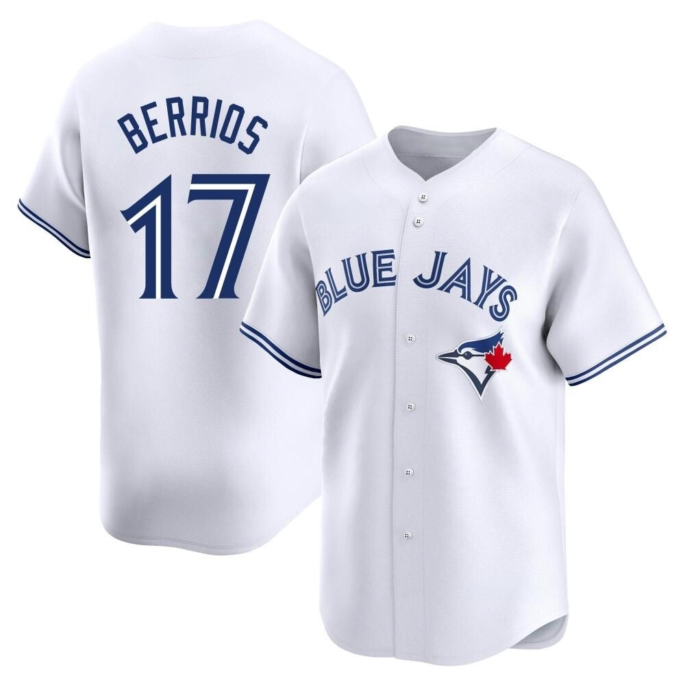 Limited Toronto Blue Jays Jose Berrios Home Jersey - White Limited Toronto Blue Jays Jose Berrios Home Jersey - White