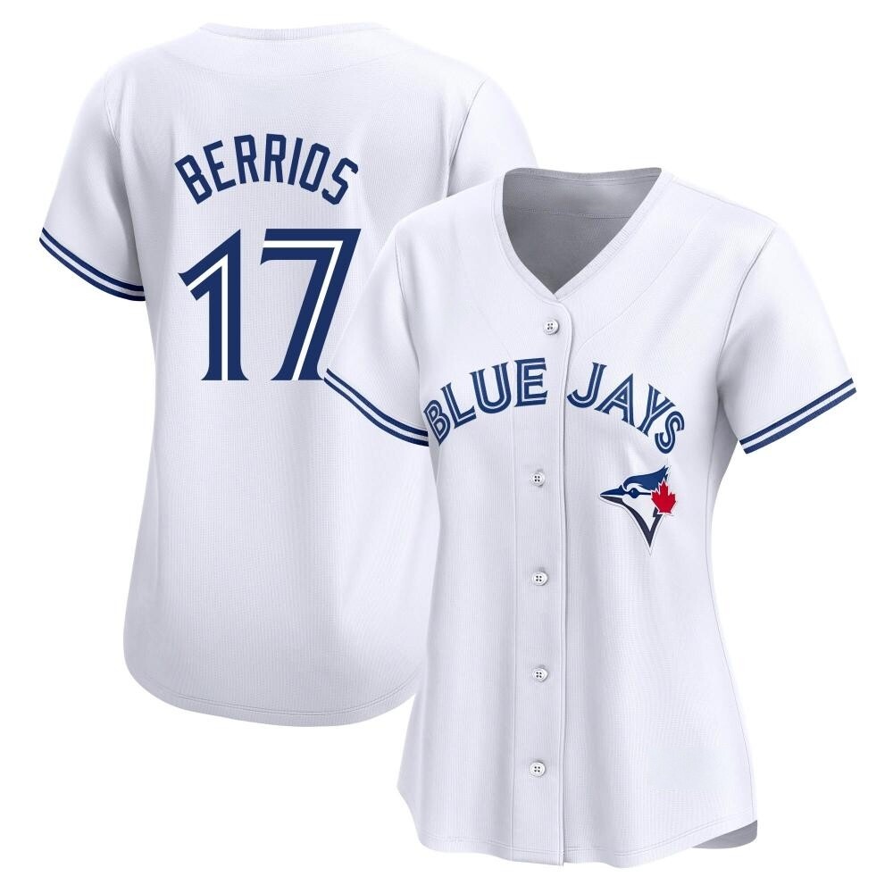 Women's Limited Toronto Blue Jays Jose Berrios Home Jersey - White Women's Limited Toronto Blue Jays Jose Berrios Home Jersey - White