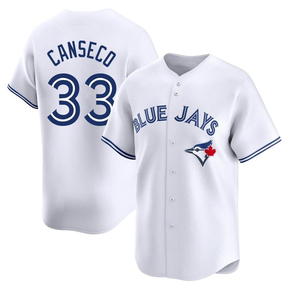 Limited Toronto Blue Jays Jose Canseco Home Jersey - White Limited Toronto Blue Jays Jose Canseco Home Jersey - White