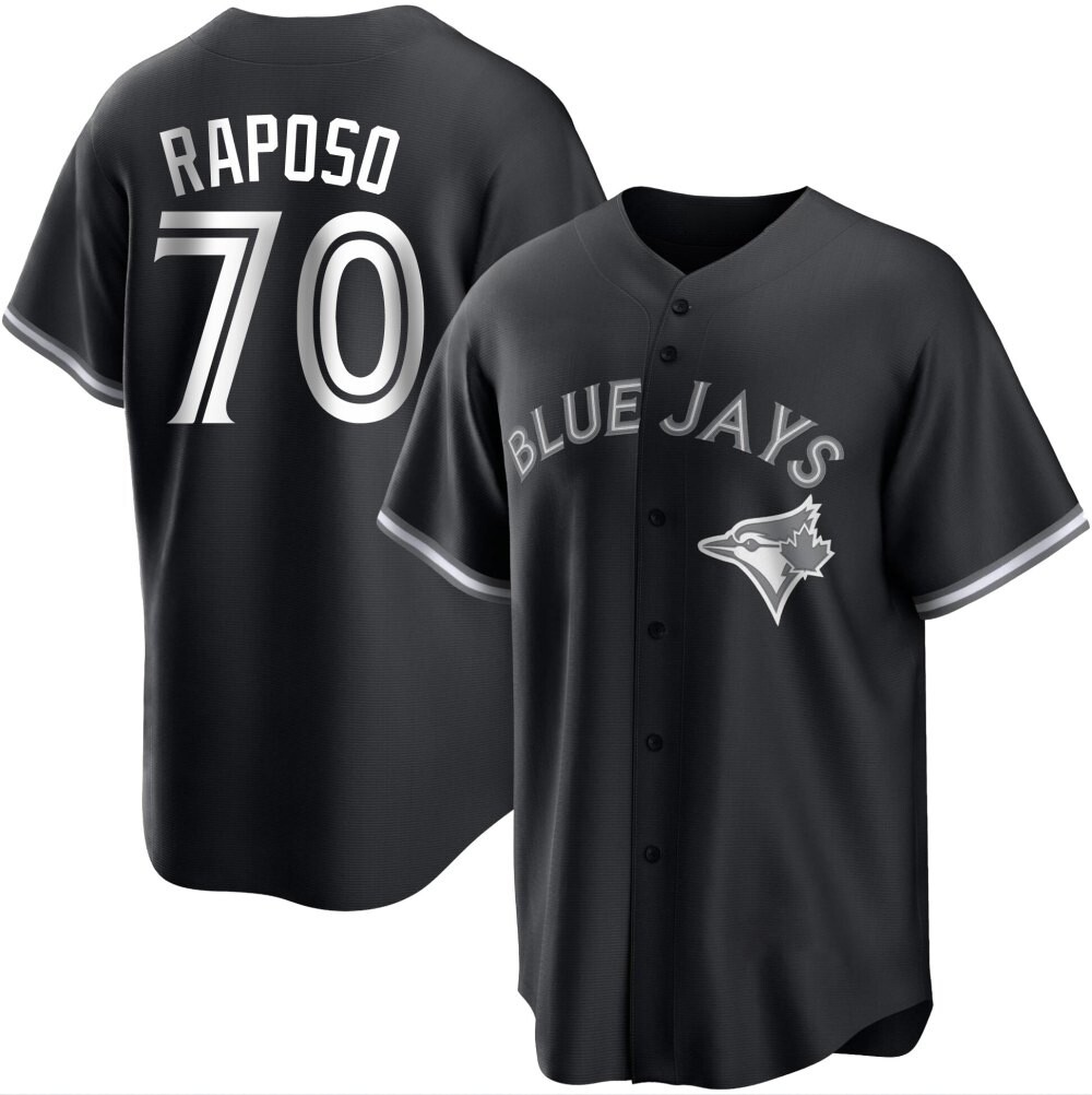 Youth Replica Toronto Blue Jays Nicholas Raposo Black/ Jersey - White Youth Replica Toronto Blue Jays Nicholas Raposo Black/ Jersey - White