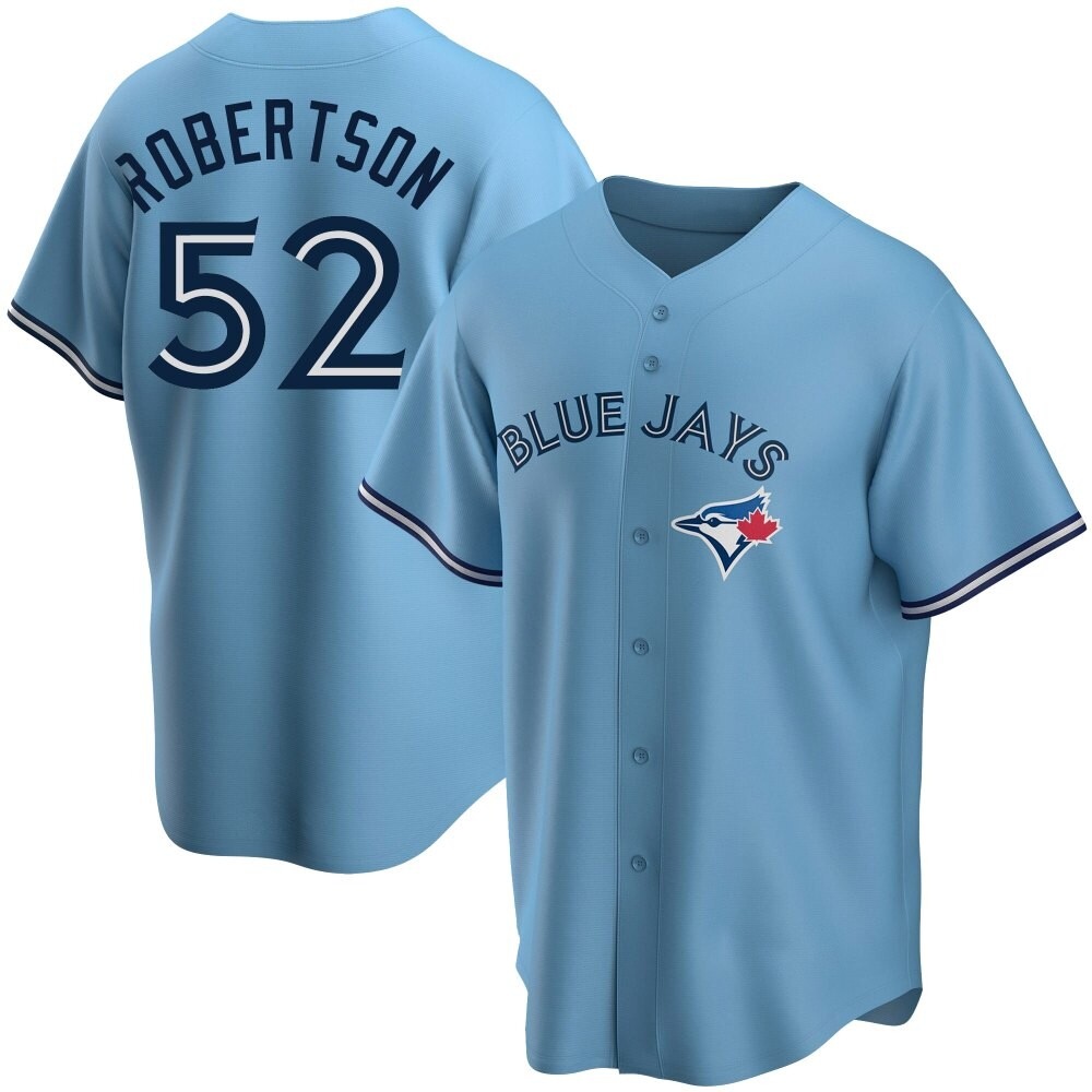 Youth Replica Toronto Blue Jays Nick Robertson Powder Alternate Jersey - Blue Youth Replica Toronto Blue Jays Nick Robertson Powder Alternate Jersey - Blue