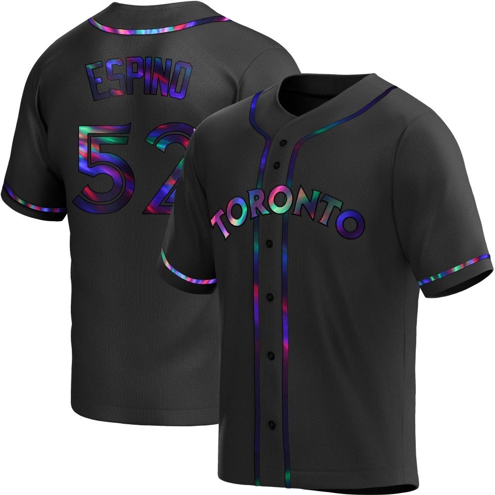 Replica Toronto Blue Jays Paolo Espino Alternate Jersey - Black Holographic Replica Toronto Blue Jays Paolo Espino Alternate Jersey - Black Holographic