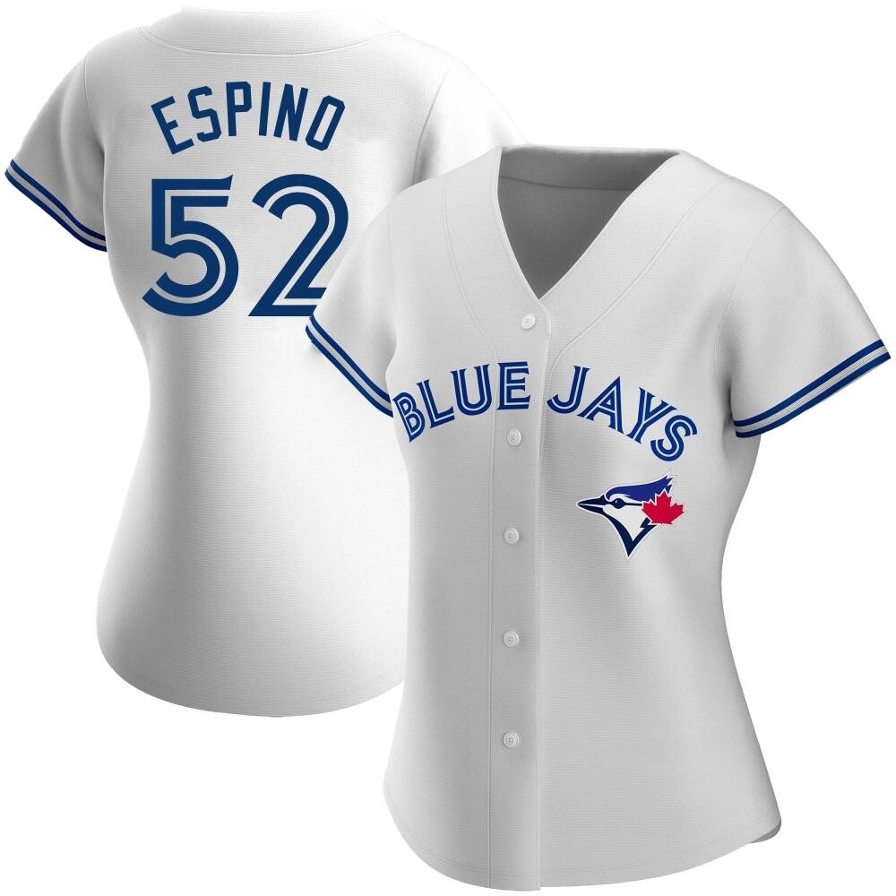 Women's Replica Toronto Blue Jays Paolo Espino Home Jersey - White Women's Replica Toronto Blue Jays Paolo Espino Home Jersey - White