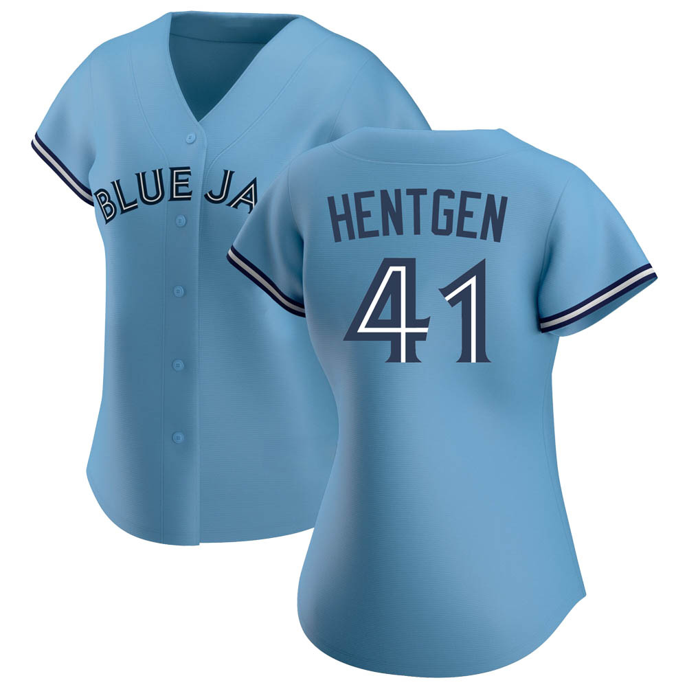 Women's Authentic Toronto Blue Jays Pat Hentgen Jersey - Blue Women's Authentic Toronto Blue Jays Pat Hentgen Jersey - Blue
