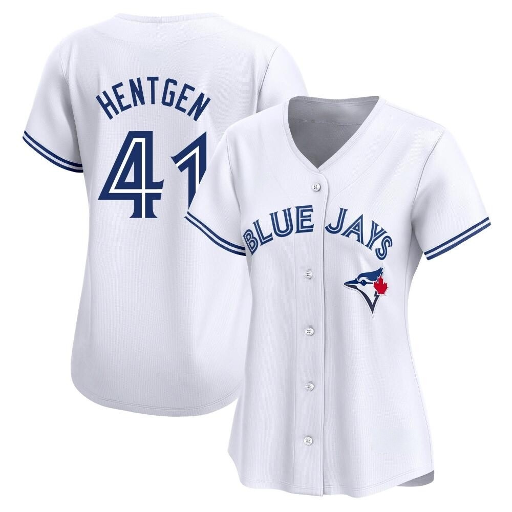 Women's Limited Toronto Blue Jays Pat Hentgen Home Jersey - White Women's Limited Toronto Blue Jays Pat Hentgen Home Jersey - White