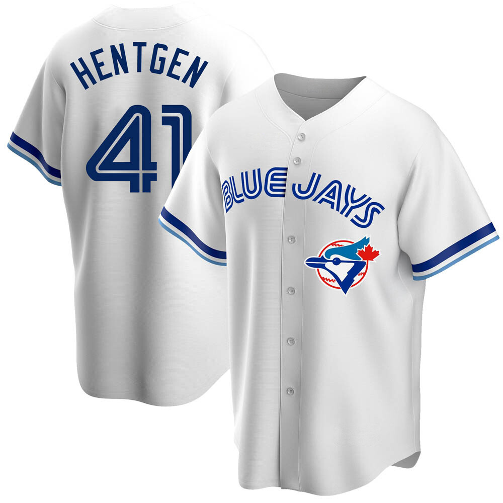 Youth Replica Toronto Blue Jays Pat Hentgen Home Cooperstown Collection Jersey - White Youth Replica Toronto Blue Jays Pat Hentgen Home Cooperstown Collection Jersey - White