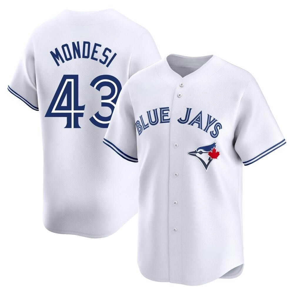 Youth Limited Toronto Blue Jays Raul Mondesi Home Jersey - White Youth Limited Toronto Blue Jays Raul Mondesi Home Jersey - White