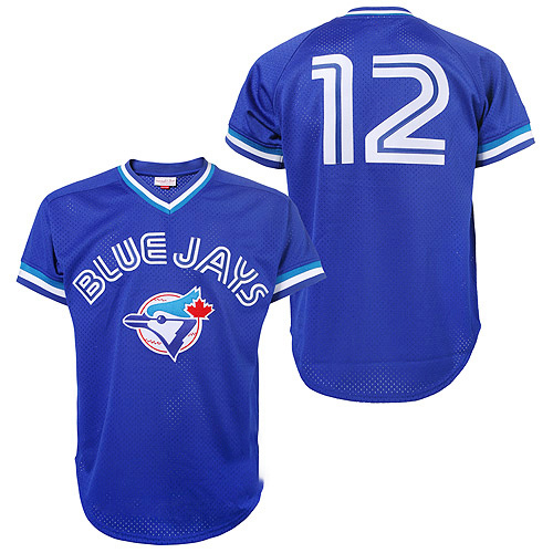 Replica Toronto Blue Jays Roberto Alomar Mitchell and Ness 1993 Throwback Jersey - Blue Replica Toronto Blue Jays Roberto Alomar Mitchell and Ness 1993 Throwback Jersey - Blue