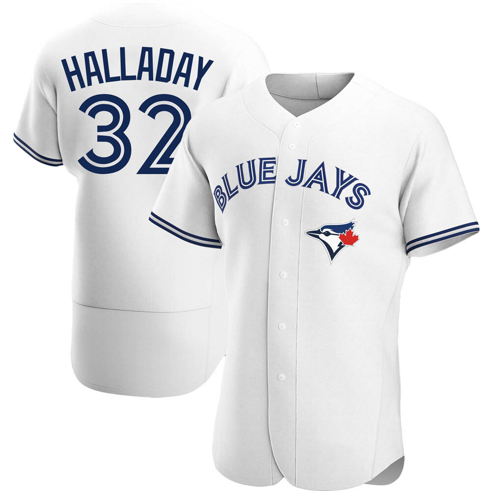 Authentic Toronto Blue Jays Roy Halladay Home Jersey - White