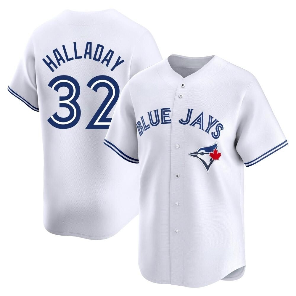Limited Toronto Blue Jays Roy Halladay Home Jersey - White Limited Toronto Blue Jays Roy Halladay Home Jersey - White