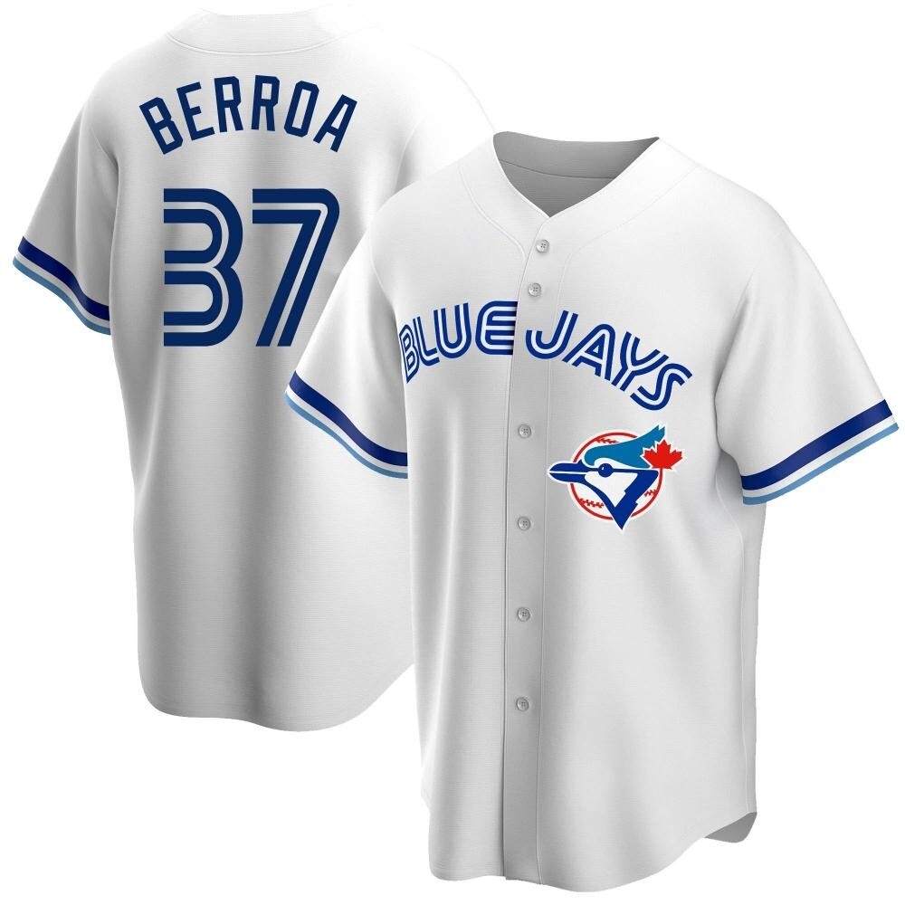 Replica Toronto Blue Jays Steward Berroa Home Cooperstown Collection Jersey - White Replica Toronto Blue Jays Steward Berroa Home Cooperstown Collection Jersey - White