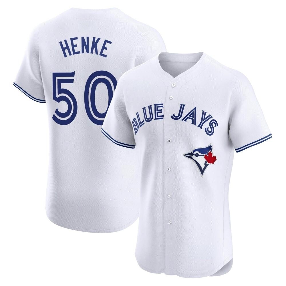 Elite Toronto Blue Jays Tom Henke Home Jersey - White Elite Toronto Blue Jays Tom Henke Home Jersey - White