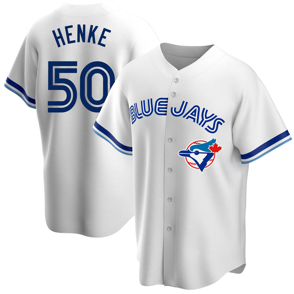 Replica Toronto Blue Jays Tom Henke Home Cooperstown Collection Jersey - White Replica Toronto Blue Jays Tom Henke Home Cooperstown Collection Jersey - White