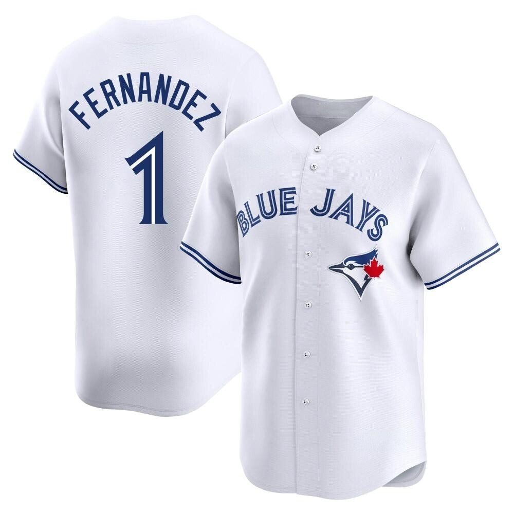 Limited Toronto Blue Jays Tony Fernandez Home Jersey - White Limited Toronto Blue Jays Tony Fernandez Home Jersey - White