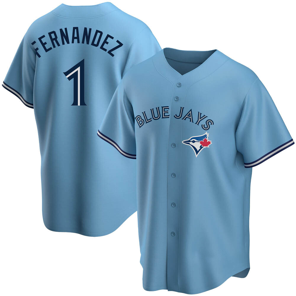 Replica Toronto Blue Jays Tony Fernandez Powder Alternate Jersey - Blue Replica Toronto Blue Jays Tony Fernandez Powder Alternate Jersey - Blue
