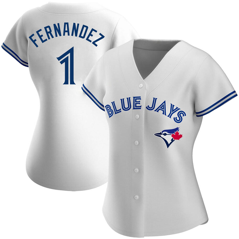 Women's Replica Toronto Blue Jays Tony Fernandez Home Jersey - White Women's Replica Toronto Blue Jays Tony Fernandez Home Jersey - White