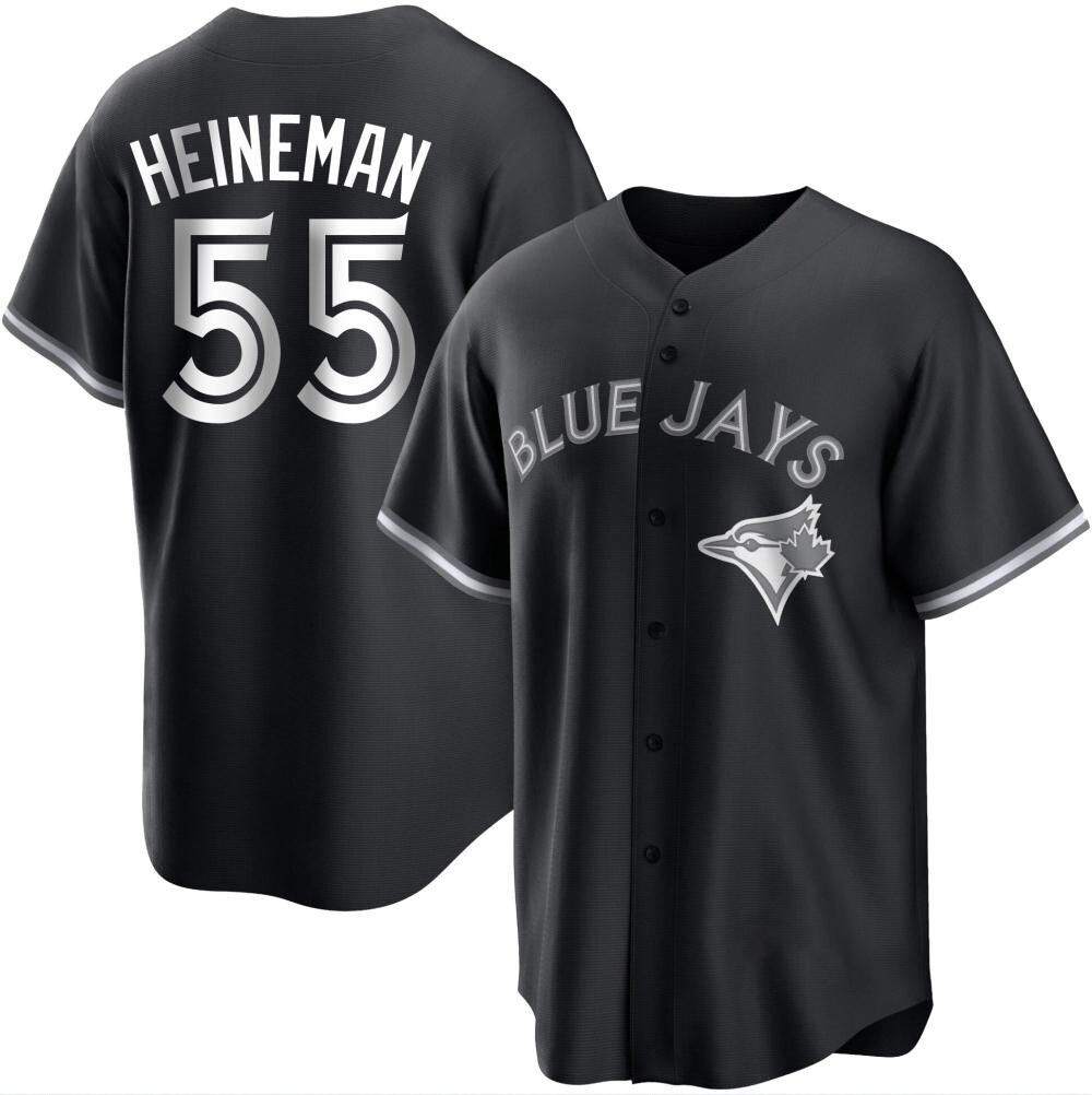 Replica Toronto Blue Jays Tyler Heineman Black/ Jersey - White Replica Toronto Blue Jays Tyler Heineman Black/ Jersey - White