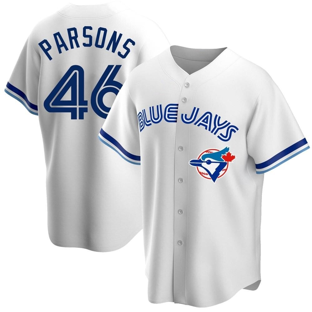 Replica Toronto Blue Jays Wes Parsons Home Cooperstown Collection Jersey - White Replica Toronto Blue Jays Wes Parsons Home Cooperstown Collection Jersey - White