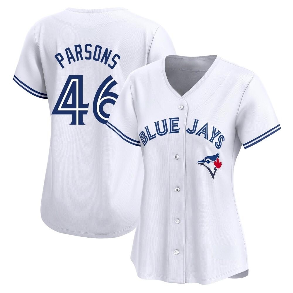 Women's Limited Toronto Blue Jays Wes Parsons Home Jersey - White Women's Limited Toronto Blue Jays Wes Parsons Home Jersey - White