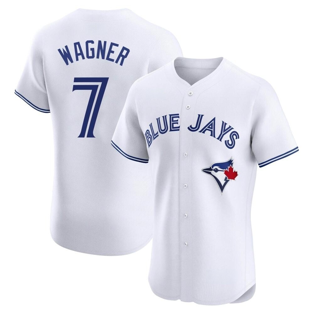 Elite Toronto Blue Jays Will Wagner Home Jersey - White Elite Toronto Blue Jays Will Wagner Home Jersey - White