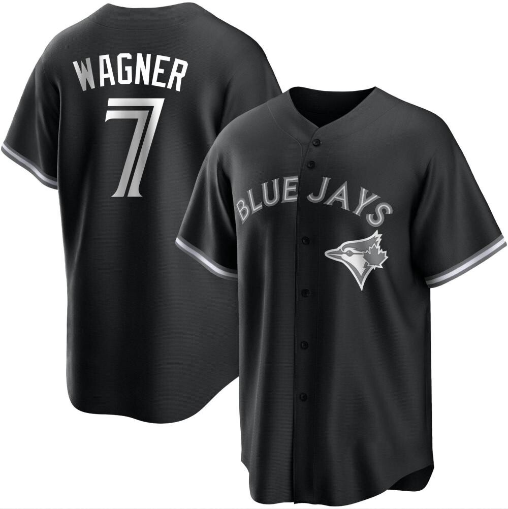 Replica Toronto Blue Jays Will Wagner Black/ Jersey - White Replica Toronto Blue Jays Will Wagner Black/ Jersey - White