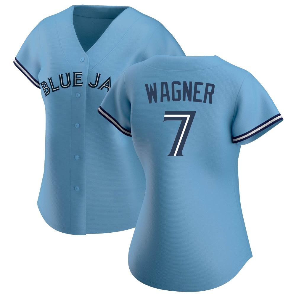 Women's Replica Toronto Blue Jays Will Wagner Jersey - Blue Women's Replica Toronto Blue Jays Will Wagner Jersey - Blue